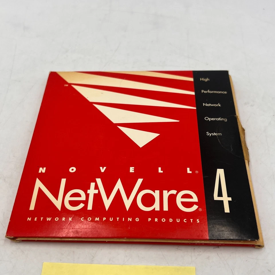 * CASE SMOKE DAMAGE * PHOTOS NOVELL NETWARE 4.1 WITH CDS AND DISK FLOPPY - Image 3 of 4
