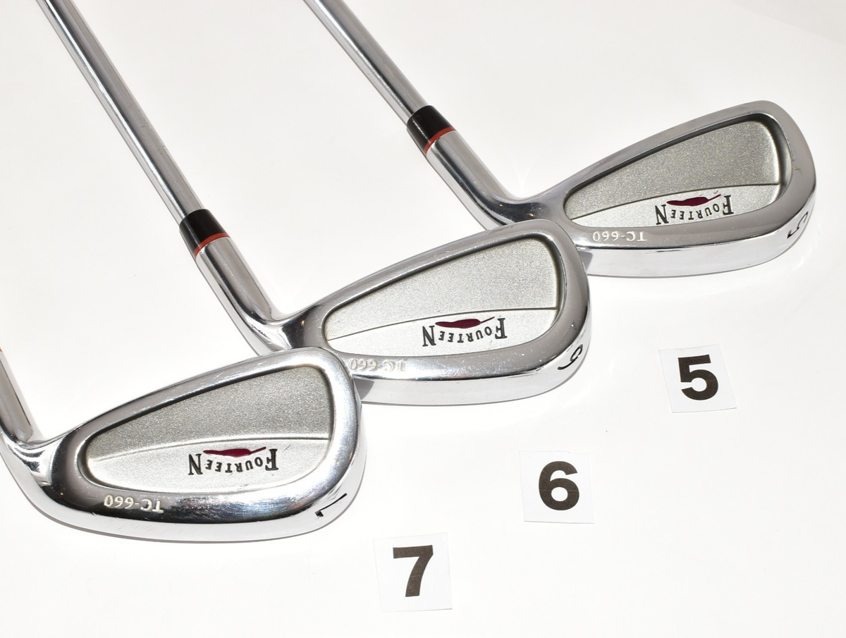 Fourteen TC-660 6pcs 5-6-7-8-9-Pw RH Golf Club Iron Set NSPRO