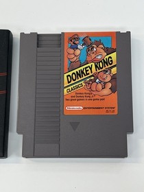 DONKEY KONG CLASSICS -- NES Nintendo Original Authentic Arcade Game 