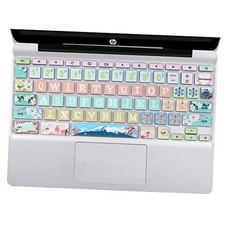 Silicon Keyboard Cover Skin for HP Chromebook 11 x360, 14-ca, 14-ak, 14 Sakura
