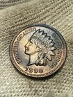1890 Indian Head Cent Lustrous Gem 4 Diamonds UNC++ High Grade Red Brown