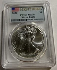 2020 $1 American Silver Eagle PCGS MS70 First Strike