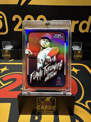2022 Topps Fire 🔥 Flame Throwers 🔥 SHOHEI OHTANI 🔥 Los Angeles Angels SP FT-8