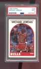 1989-90 Hoops #200 Michael Jordan PSA 9 Graded Basketball Card NBA Bulls 89 1990