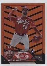 2023 Topps Update Orange & Black Foil Levi Stoudt #US149 uk2