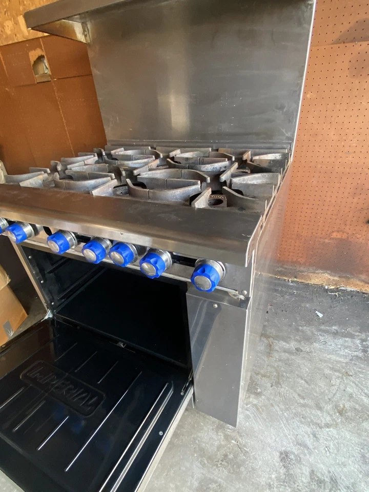 Gas Imperial 6 quemadores funcionando Foto 3 de 4