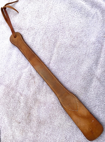 Used Circle Y leather dogging bat