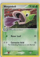 Weepinbell Reverse Holo Uncommon FireRed & LeafGreen 51/112 LP on eBay