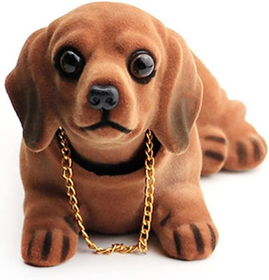 Bobble Head Dachshund Nodding Dog Ornaments Car Decoration High Emulation ...