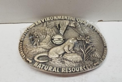 Environmental - natural resources by Award Design Medals Solid Brass Vintage