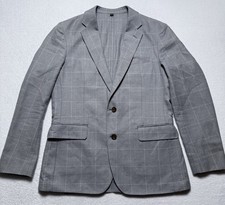 J. Crew Blazer Mens 40R Ludlow Moon British Wool Blend Unstructured Windowpane