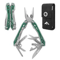 16-In-1-Multitool: Multifunktionszange, Stahlmesser, Schere, DosenöFfner