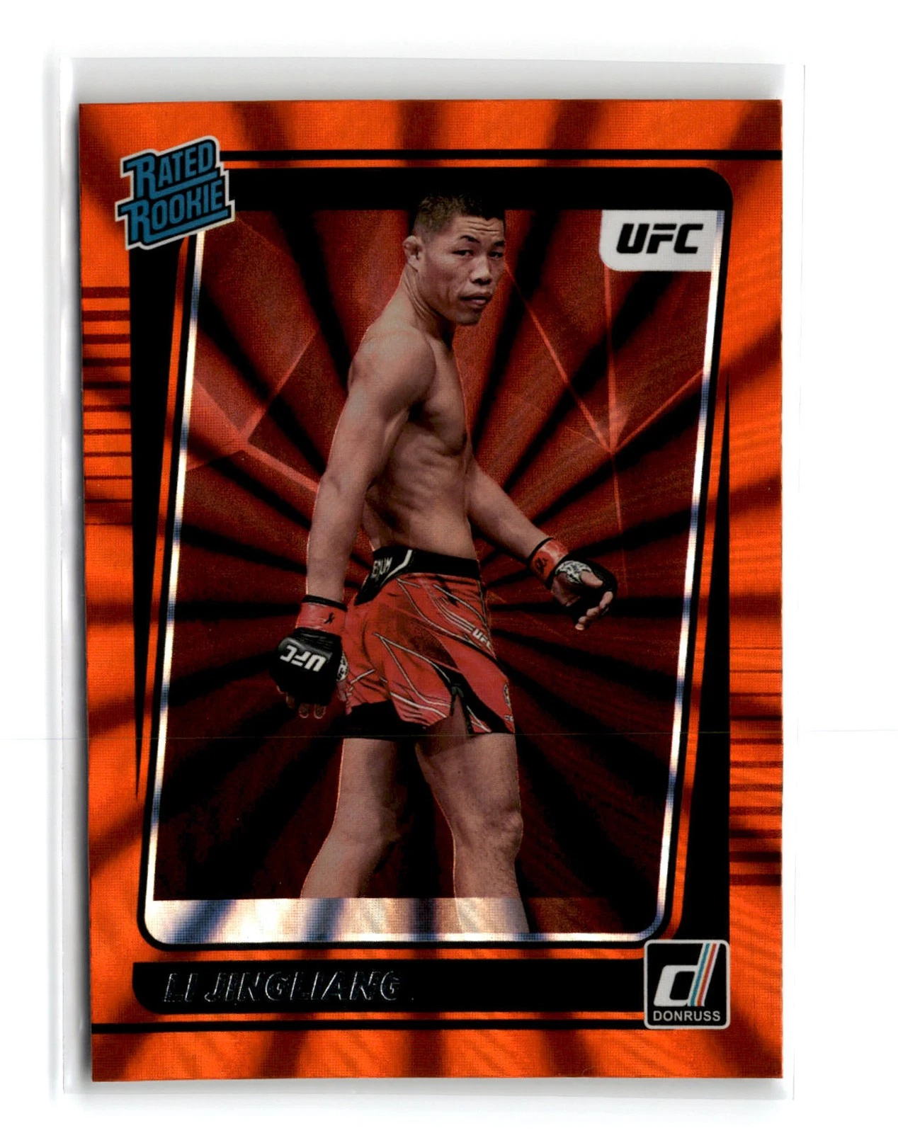 Li Jingliang 2022 Donruss UFC Holo Orange Laser #208 RC