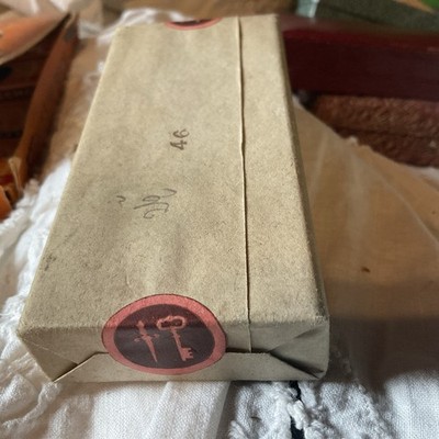 ART DECO RARE French Vintage SAFETY RAZOR LERESCHE BOXED NOS  #D Unwrapped