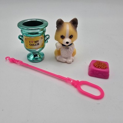 Vintage 94 Kenner Littlest Pet Shop My Real Pets Clever Collie with Accessories