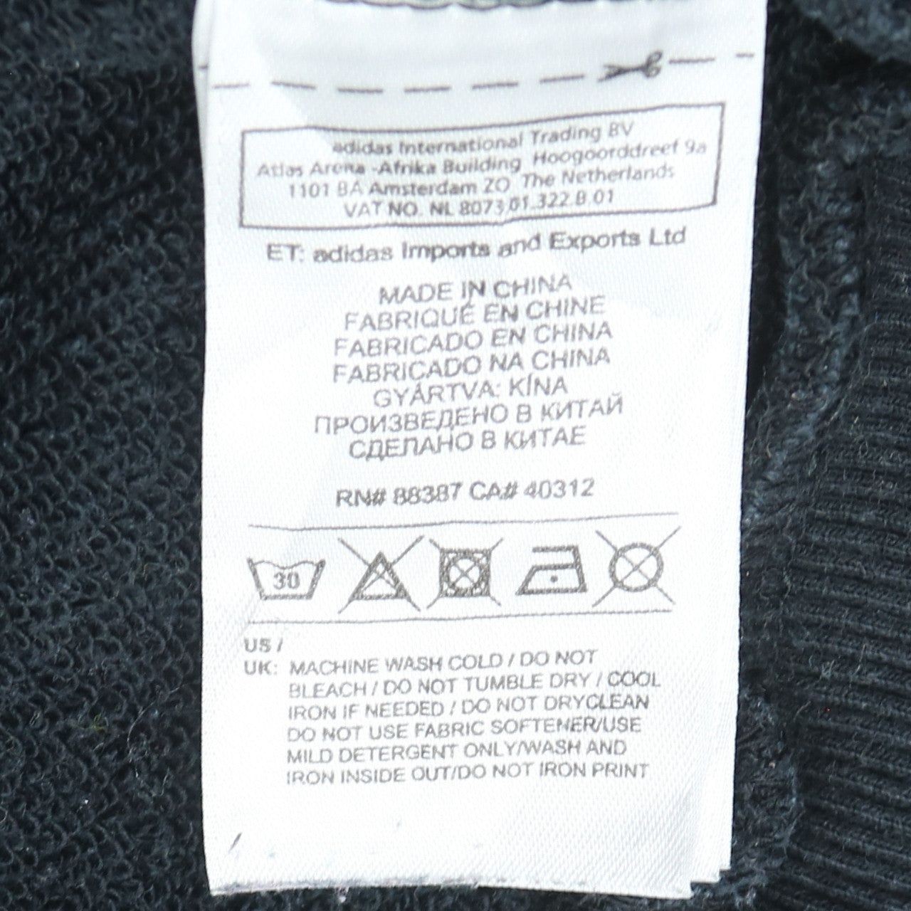 Adidas Black Hoodie Womens Xs image 8