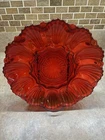 Vintage Anchor Hocking Fire King Red Flashed deviled egg plate,