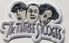 The Three Stooges Embroidered Patch approx 2.5x4"