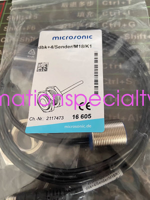 1PCS NEW microsonic  dbk+4/Sender/M18/K1 Ultrasonic sensor Via DHL or Fedex