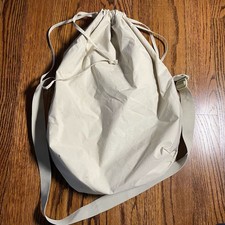 Uniqlo U Drawstring Shoulder Bag Cream