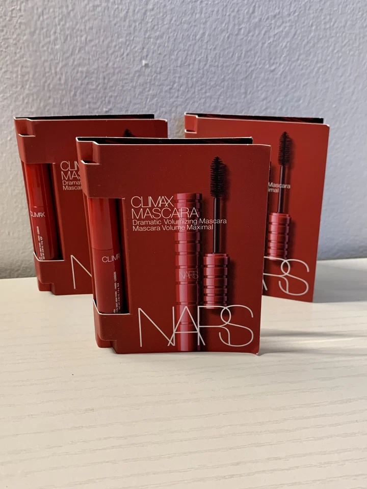 3 X NARS Climax Mascara in Explicit Black 0.06 oz / 1.8g Sample Size NEW - Image 3 of 4