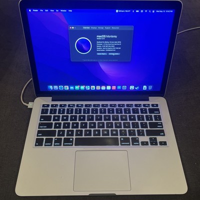 MacBook Pro (Retina 13-inch, Early,2015) Core i5- 2.7GHz, 8GB RAM , 250GB SSD