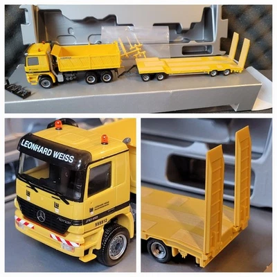Actros Leonhard Weiss Göppingen Meiller Kipper +TU 4 Anhänger  944410 - Bild 1 von 4