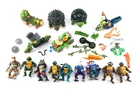 Vintage 80s TMNT Teenage Mutant Ninja Turtles Toy Figures Vehicle Lot