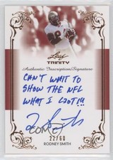 2013 Leaf Trinity Inscription Auto 22/60 Rodney Smith #DI-RS2 Auto 0s3