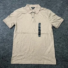 BANANA REPUBLIC FACTORY Luxe Touch Performance Polo Men's Size S Mocha
