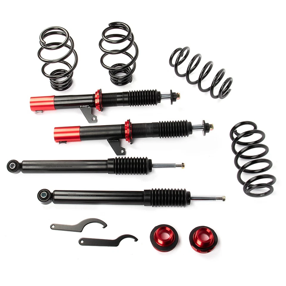 Coilovers Spring Kits Adj Height Shocks Fits VW Jetta Golf GTI R MK6 Suspension Foto 3 de 4