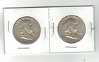 [Lot of 2] 1963 Franklin Half Dollars - 90% Silver