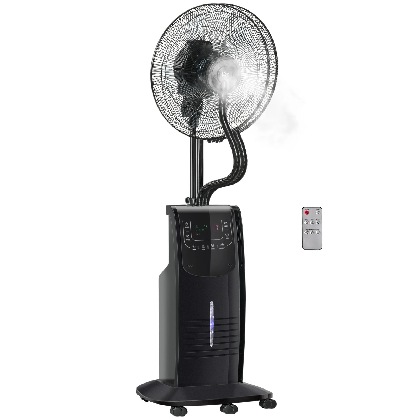Ventilateur brumisateur silencieux avec brume fraîche pour grand salon