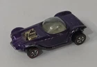 Hot Wheels Red Line Beatnik Bandit VTG 1968 Purple w/ White Interior USA Mattel