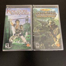 PSP Games lot Kingdom of Paradise Socom US Navy Seals Fireteam Bravo NEW Sealed