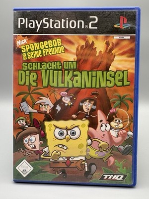 Spongebob Schlacht um die Vulkaninsel (Sony PlayStation 2) PS2 GUT mit Anleitung