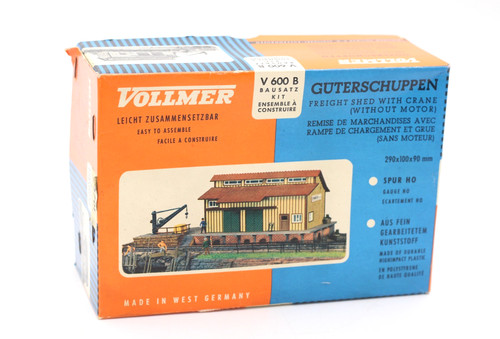 Vollmer n.º 5701 cobertizo de mercancías caja vacía embalaje original W.-Germany ferrocarril vintage | Zustand: Gebraucht
