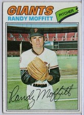 1977 Topps #464 Randy Moffitt in EX Condition Giants