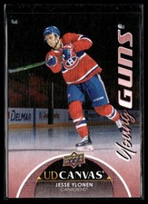 2021-22 Upper Deck Series 2 UD Canvas Young Guns #C216 Jesse Ylonen Rookie RC