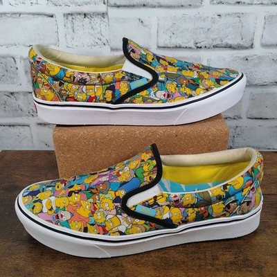 Vans The Simpsons x ComfyCush Slip-On 'Springfield' VN0A3WMDITJ Men's 10 No Box