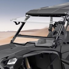Talon 1000 Flip Up Windshield, Scratch Resistant 1/5" Hard-Coated Poly 3-IN-1...