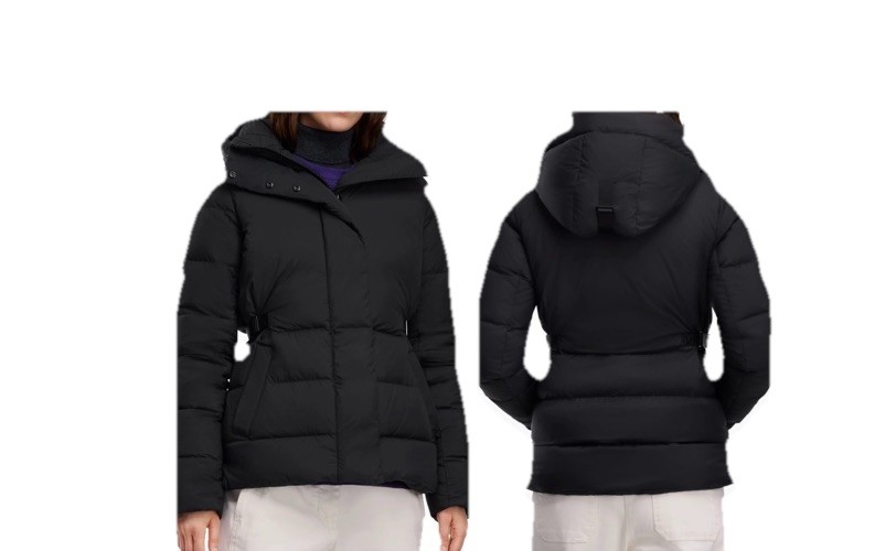 CANADA GOOSE Black Lyndale Puffer Parka Jacket Coat Sz L Retail $1225.00 thumbnail 2