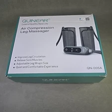 Quinear QN-005A Air Compression Leg Massager Gray Adjustable