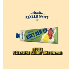 6 x Fjällbrynt Renost 250g – Swedish Smoked Reindeer Cheese Spread 🇸🇪🧀🦌