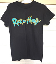 Rick And Morty T Shirt Adult Small Black Port...