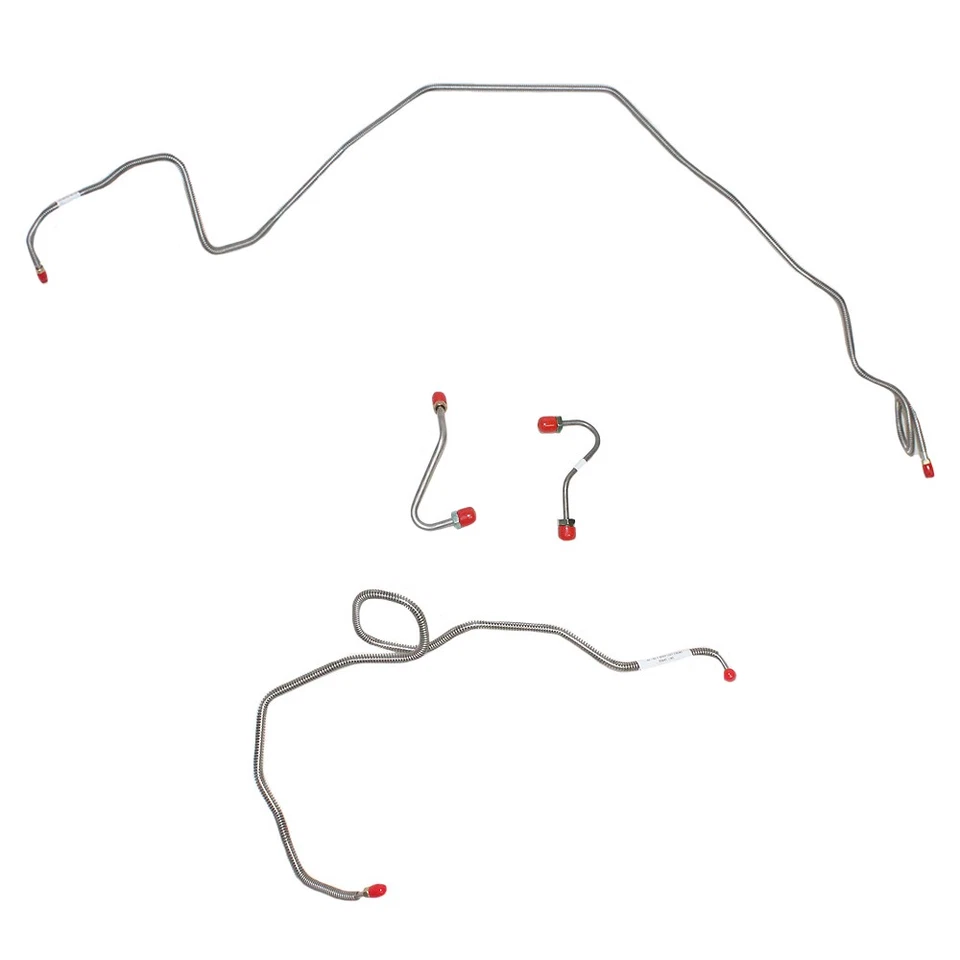 Kit completo de línea de freno para Chevrolet Camaro 1982-83 5,0 L acero CBK0245OM Foto 2 de 4