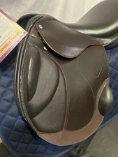 Tough 1 Seat Size 15 Dark Oiled Leather 4 1/2" NEW Close Contact Saddle