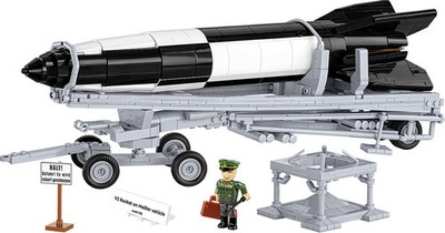 Cobi 1/35 Scale V2 Rocket on Meiller Vehicle - Executive Edition Model Kit