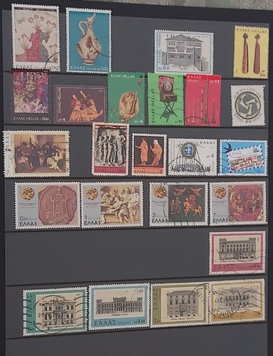 11 album pages stamps from Greece in Europe, used - Picture 8 of 11