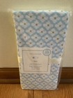 Pottery Barn Kids Trellis Organic 100% Cotton Fitted Crib Sheet Blue - New